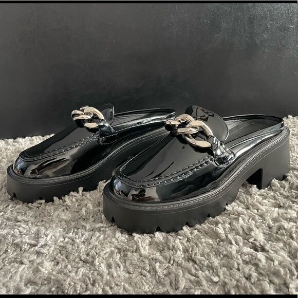 NIB Azalea Wang Platform Oxford Mules - Picture 6 of 12